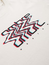 Ombre Clothing Férfi pamut póló ombré nyomattal - fehér V2 OM-TSPT-0286 Ombre Clothing