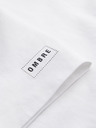 Ombre Clothing Férfi pamut póló nyomattal - fehér V1 OM-TSPT-0269 Ombre Clothing