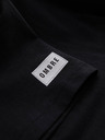 Ombre Clothing Férfi pamut póló College nyomattal - V2 black OM-TSPT-0269 Ombre Clothing
