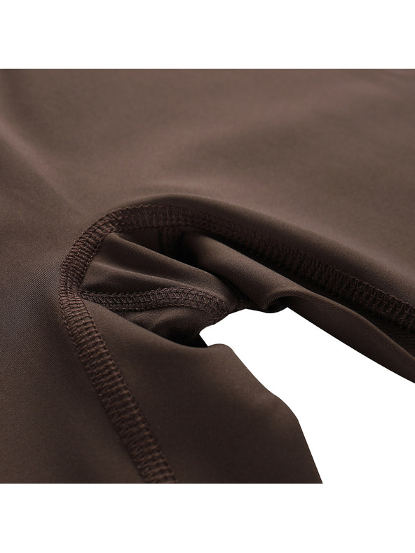 ALPINE PRO Női gyors száradó leggings ALPINE PRO NOSQA chocolate
