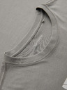 Ombre Clothing Férfi pamut pólóing geometrikus nyomattal - szürke V3 OM-TSPT-0259 Ombre Clothing