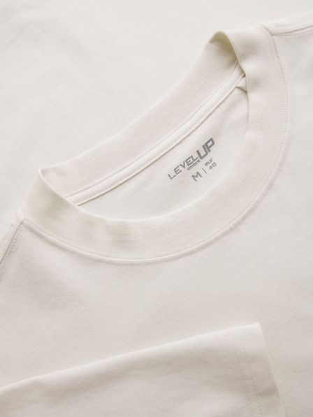 Ombre Clothing Pólók OM-TSBC-0291 - off white/halványan olíva/tengerészkék Ombre Clothing