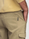 Ombre Clothing Férfi JOGGERY nadrág cipzáras cargo zsebbel - khaki V1 OM-PAJO-0290 Ombre Clothing