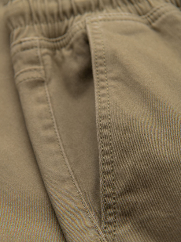 Ombre Clothing Férfi JOGGERY nadrág cipzáras cargo zsebbel - khaki V1 OM-PAJO-0290 Ombre Clothing