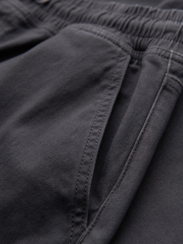Ombre Clothing Férfi JOGGERY nadrág cipzáras cargo zsebbel - grafitszürke V3 OM-PAJO-0290 Ombre Clothing
