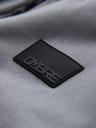 Ombre Clothing Férfi cipzáros kapucnis pulóver felvarrással - szürke V1 OM-SSZP-0256 Ombre Clothing