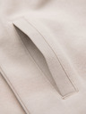 Ombre Clothing Férfi pamut rövidnadrág zsinórral és zsebbel - világos bézs V1 OM-SRBS-0205 Ombre Clothing