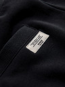 Ombre Clothing Férfi pamut rövidnadrág húzózsinórral és zsebbel - fekete V5 OM-SRBS-0205 Ombre Clothing