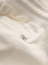 Ombre Clothing Férfi pamut rövidnadrág szegéllyel és zsebbel - krém V12 OM-SRBS-0205 Ombre Clothing