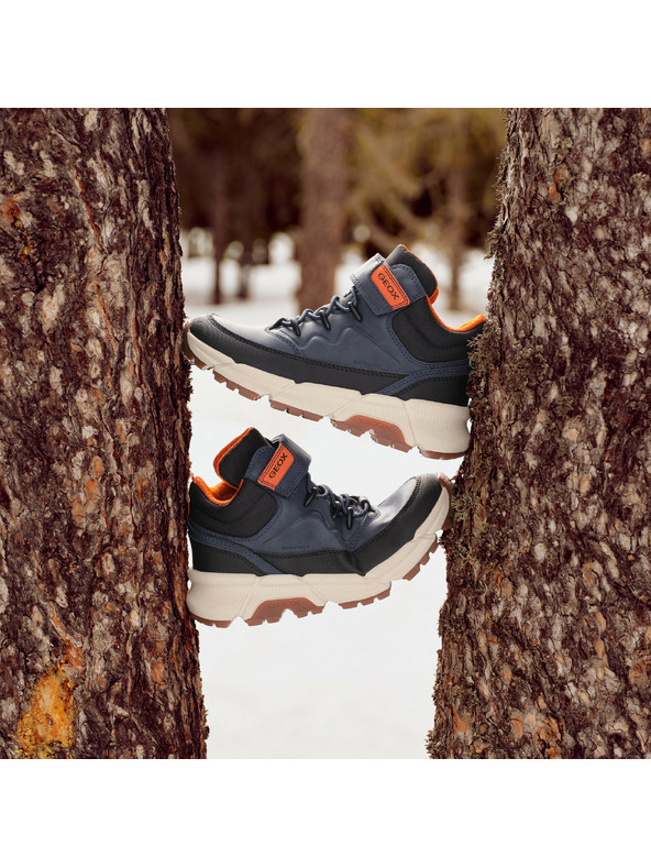 Geox Sötétkék Geox Flexyper Plus fiú bokacsizma