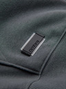 Ombre Clothing Férfi pamut BASIC cipzáras pulóver Ombre Clothing