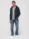 Ombre Clothing Férfi pamut rugalmas BASIC pulóver Ombre Clothing