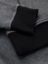Ombre Clothing Férfi kötött bomber dzseki - fekete
