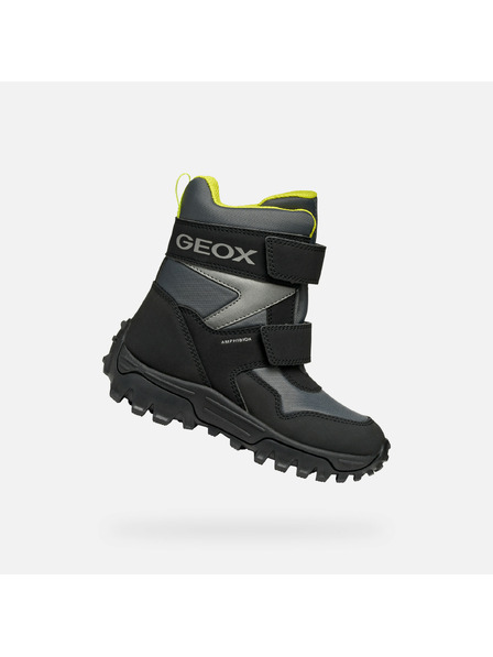 Geox Szürke fiú magasszárú cipő Geox Himalaya B ABX