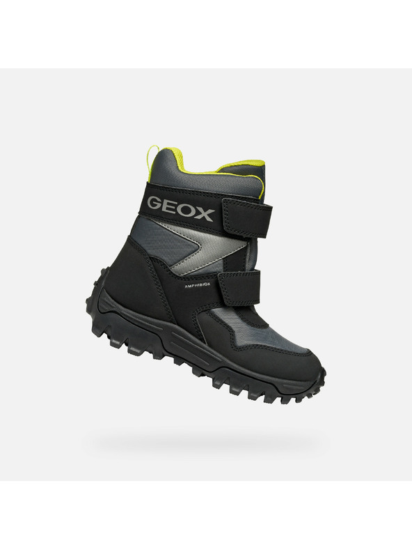 Geox Szürke fiú magasszárú cipő Geox Himalaya B ABX