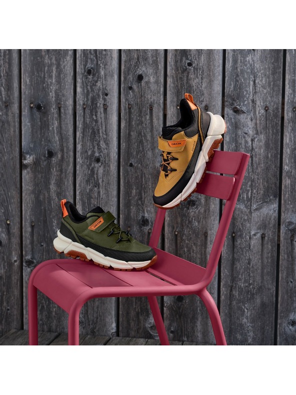 Geox Khaki fiú sportcipő Geox Flexyper Plus