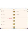 NOTIQUE NOTIQUE Spirális 18 hónapos naptár Petito – Színes achát 2026/2027, 13 x 18 cm