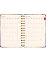 NOTIQUE NOTIQUE Spirális 18 hónapos naptár Petito – Színes achát 2026/2027, 13 x 18 cm
