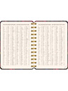 NOTIQUE NOTIQUE Spirális 18 hónapos naptár Petito – Vörös virágok 2026/2027, 13 x 18 cm