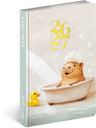 NOTIQUE NOTIQUE 18 hónapos naptár Petito – Kapibara 2026/2027, 11 x 16 cm