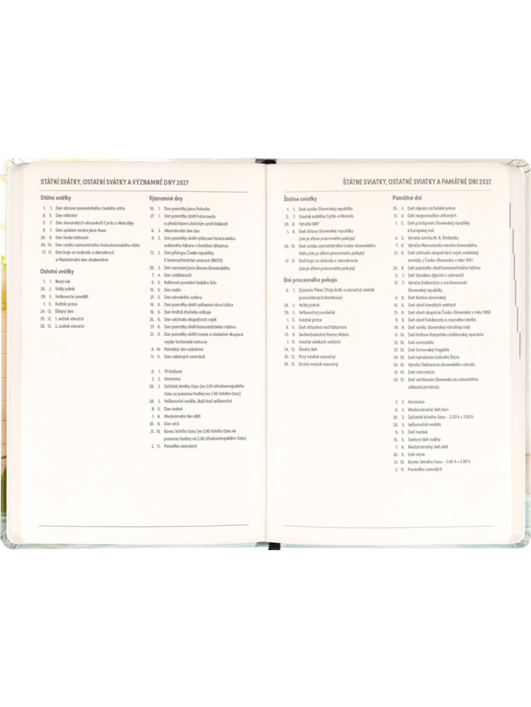 NOTIQUE NOTIQUE 18 hónapos naptár Petito – Kapibara 2026/2027, 11 x 16 cm