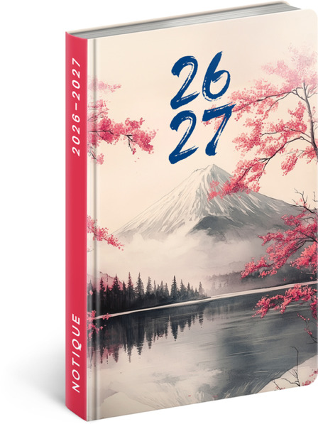 NOTIQUE NOTIQUE 18 hónapos naptár Petito – Japán 2026/2027, 11 x 16 cm