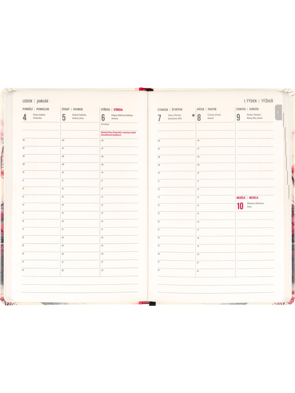 NOTIQUE NOTIQUE 18 hónapos naptár Petito – Japán 2026/2027, 11 x 16 cm