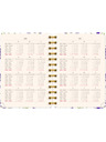 NOTIQUE NOTIQUE Spirális 18 hónapos naptár Petito – Levendula 2026/2027, 13 x 18 cm