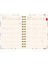 NOTIQUE NOTIQUE Spirális 18 hónapos naptár Petito – Levendula 2026/2027, 13 x 18 cm