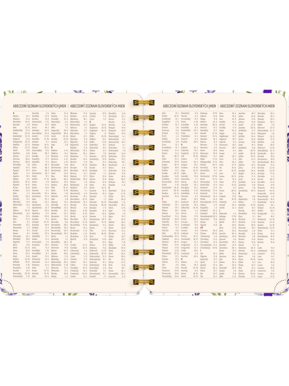 NOTIQUE NOTIQUE Spirális 18 hónapos naptár Petito – Levendula 2026/2027, 13 x 18 cm