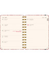 NOTIQUE NOTIQUE Spirális 18 hónapos naptár Petito – Felhők 2026/2027, 13 x 18 cm