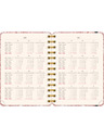 NOTIQUE NOTIQUE Spirális 18 hónapos naptár Petito – Felhők 2026/2027, 13 x 18 cm