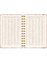 NOTIQUE NOTIQUE Spirális 18 hónapos naptár Petito – Felhők 2026/2027, 13 x 18 cm