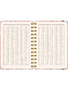 NOTIQUE NOTIQUE Spirális 18 hónapos naptár Petito – Felhők 2026/2027, 13 x 18 cm