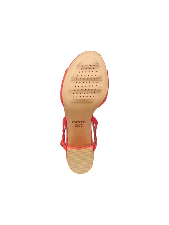 Geox Piros női sarokpapucs Geox Virnilisa 65 S