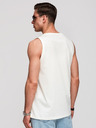 Ombre Clothing Férfi pamutbetét BASIC - fehér V1 OM-TSBT-0272 Ombre Clothing