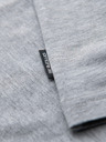 Ombre Clothing Férfi pamutbetét BASIC - szürke melanzs V2 OM-TSBT-0272 Ombre Clothing