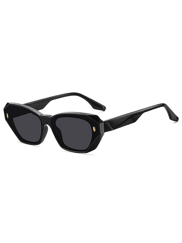 VEYREY VeyRey cat-eye acetát polarizált napszemüveg Oghash fekete keret fekete lencse