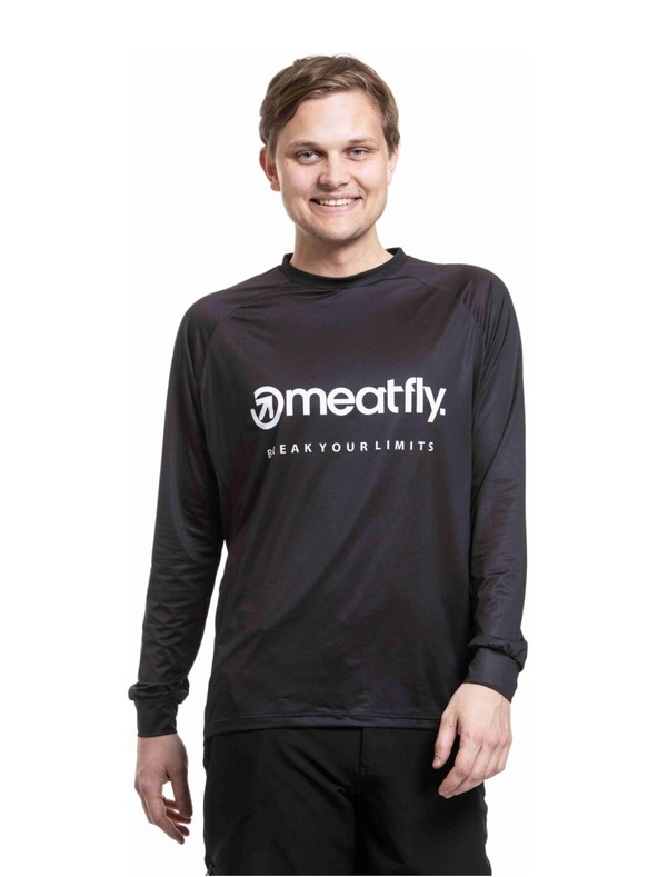 Meatfly Meatfly férfi bike dres Cliff Black