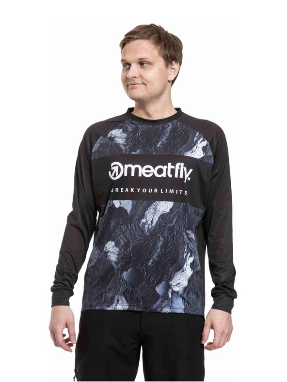 Meatfly Meatfly férfi bike dres Cliff Deep Lake / Black