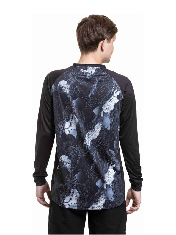 Meatfly Meatfly férfi bike dres Cliff Deep Lake / Black