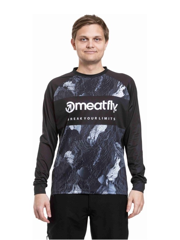 Meatfly Meatfly férfi bike dres Cliff Deep Lake / Black