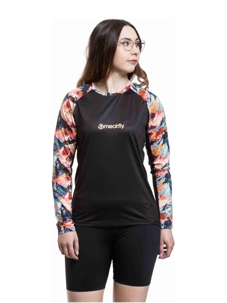 Meatfly Meatfly női bike dres Leah Color Mountains / Black