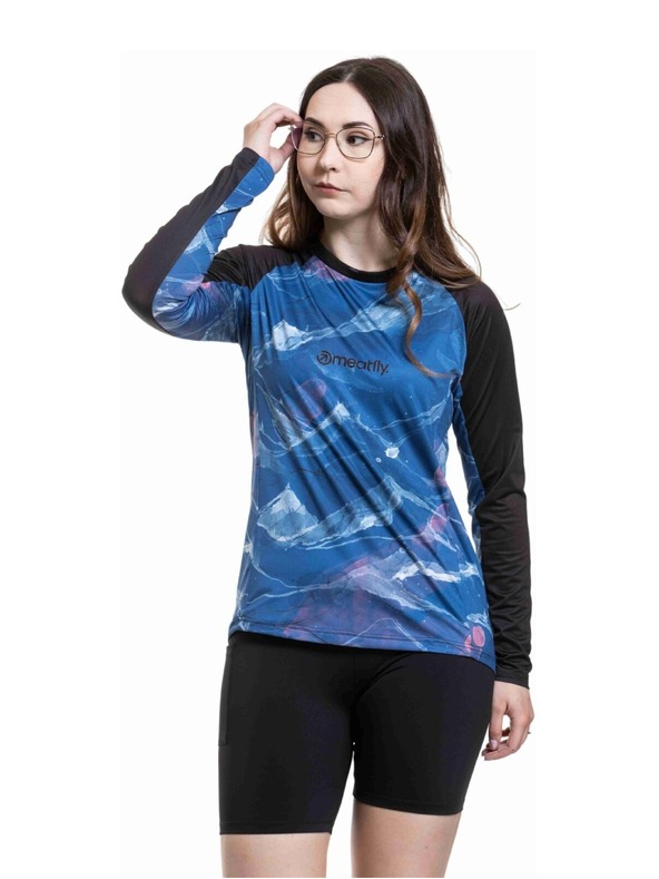 Meatfly Meatfly női bike dres Leah Northern Lights / Black