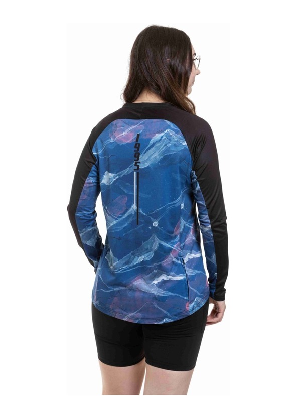 Meatfly Meatfly női bike dres Leah Northern Lights / Black