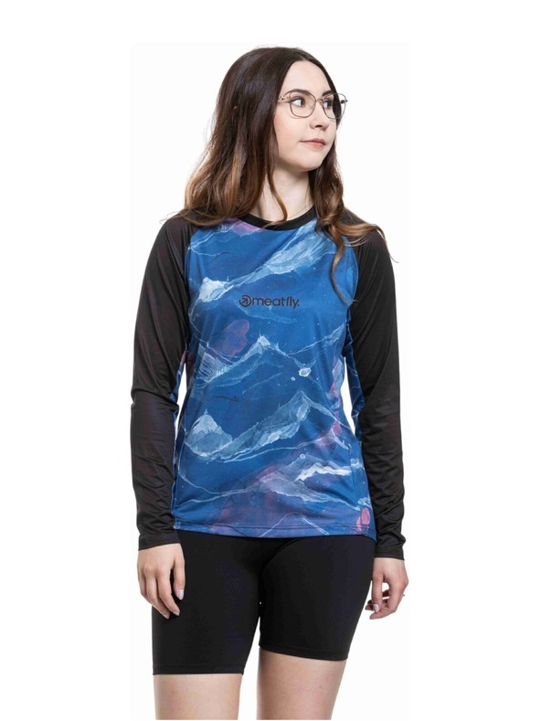Meatfly Meatfly női bike dres Leah Northern Lights / Black