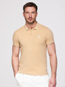 Ombre Clothing Férfi pamut pólóing BASIC - fekete/fehér/bézs V7 OM-POBS-0171 Ombre Clothing