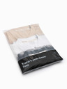 Ombre Clothing Férfi pamut pólóing BASIC - fekete/fehér/bézs V7 OM-POBS-0171 Ombre Clothing
