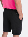 Ombre Clothing Fekete férfi rövidnadrág Ombre ruházat