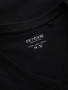 Ombre Clothing Fekete férfi v-nyakú alap póló Ombre Clothing